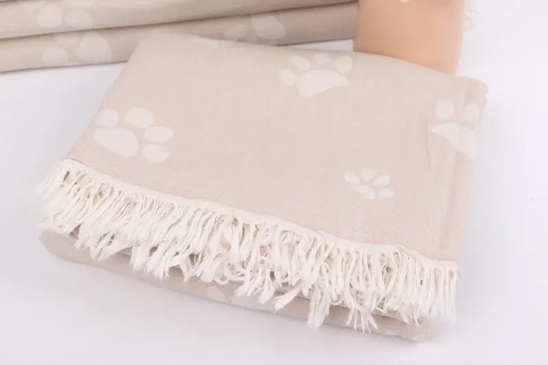 Bachelorette Party Gifts Bridesmaids, Bachelor Bachelorette Party Favors, Bridal Party Gifts, 70x36 Cotton Paw Design Towel, Peshtemal Towel - 6