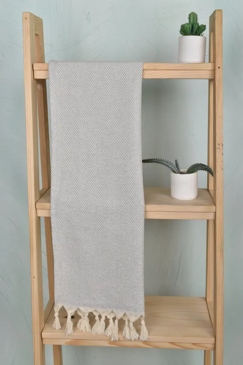 Wedding Shower Gift, 40x18 Cotton Polka Dot Towel, Monogram Kitchen Towel, Wedding Gift, Turkish Hand Towel, Guest Towel, Gift For Him, Travel Towel - 8