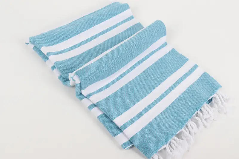 70x40 Cotton Striped Towel, Quick-dry travel peshtemal towel, Bride Gift, Organic Turkish towel, Personalized Bridesmaid Gift, Gift For Him - 6