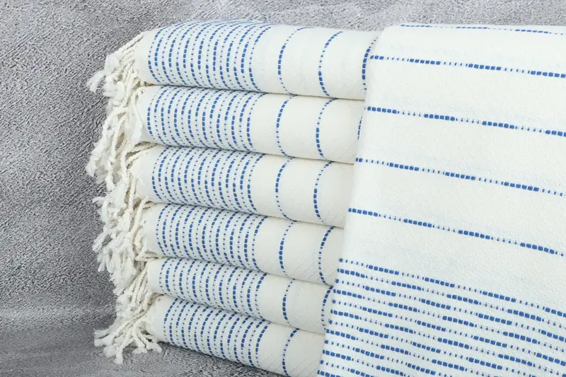 Wedding Favors, Absorbent Turkish towel, Wedding Gift Ideas, Turkish Towel Monogram, Turkish beach towel, 70x38 Cotton Striped Design Towel - 1