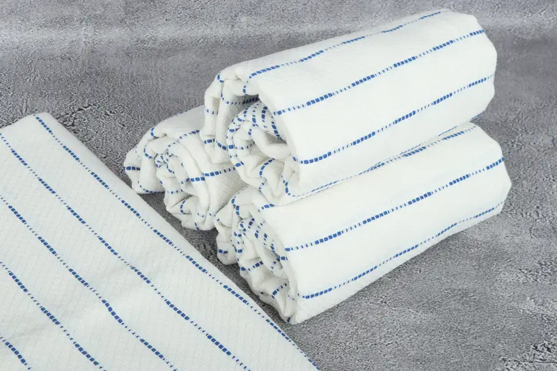 Wedding Favors, Absorbent Turkish towel, Wedding Gift Ideas, Turkish Towel Monogram, Turkish beach towel, 70x38 Cotton Striped Design Towel - 8