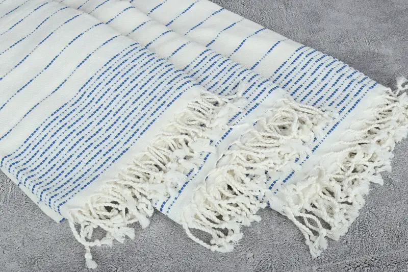 Wedding Favors, Absorbent Turkish towel, Wedding Gift Ideas, Turkish Towel Monogram, Turkish beach towel, 70x38 Cotton Striped Design Towel - 5