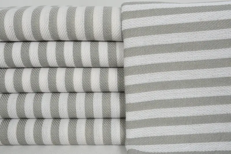 Personalized Turkish Towel, Monogrammed Beach Towel, 70x40 Cotton Striped Towel, Bath towel, Sand-free peshtemal towel for the beach, Gift Towel - 1