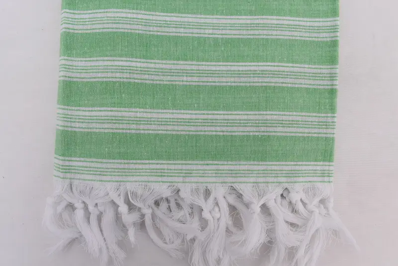 70x40 Cotton Striped Towel, Organic towel, Unique Turkish towel with custom embroidery USA, Large Turkish Towel, Handmade Gift, Grandma Gift - 3