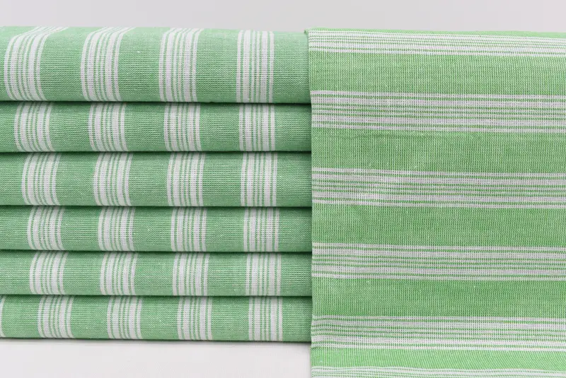 70x40 Cotton Striped Towel, Organic towel, Unique Turkish towel with custom embroidery USA, Large Turkish Towel, Handmade Gift, Grandma Gift - 1
