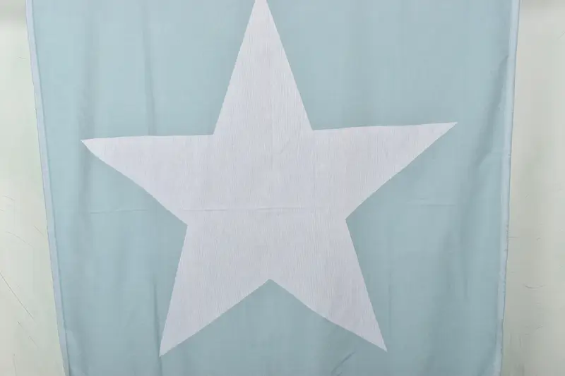Bridal Shower Favors Petrol Green Cotton Towel Star Design, 40x71 Inches