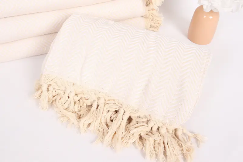Gift For Coworker, Gift For The Home Decor, 92x76 Cotton Chevron Towel, Bachelorette Gifts, Turkish Towel Blanket, Turkish Blanket, Tablecloth - 4