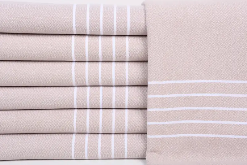70x40 Cotton Striped Towel, Valentines Day Gift Idea, Spa Gift Towel, Organic Turkish towel, Best Friend Gift, Spa Towel, Monogram Turkish Towel - 1