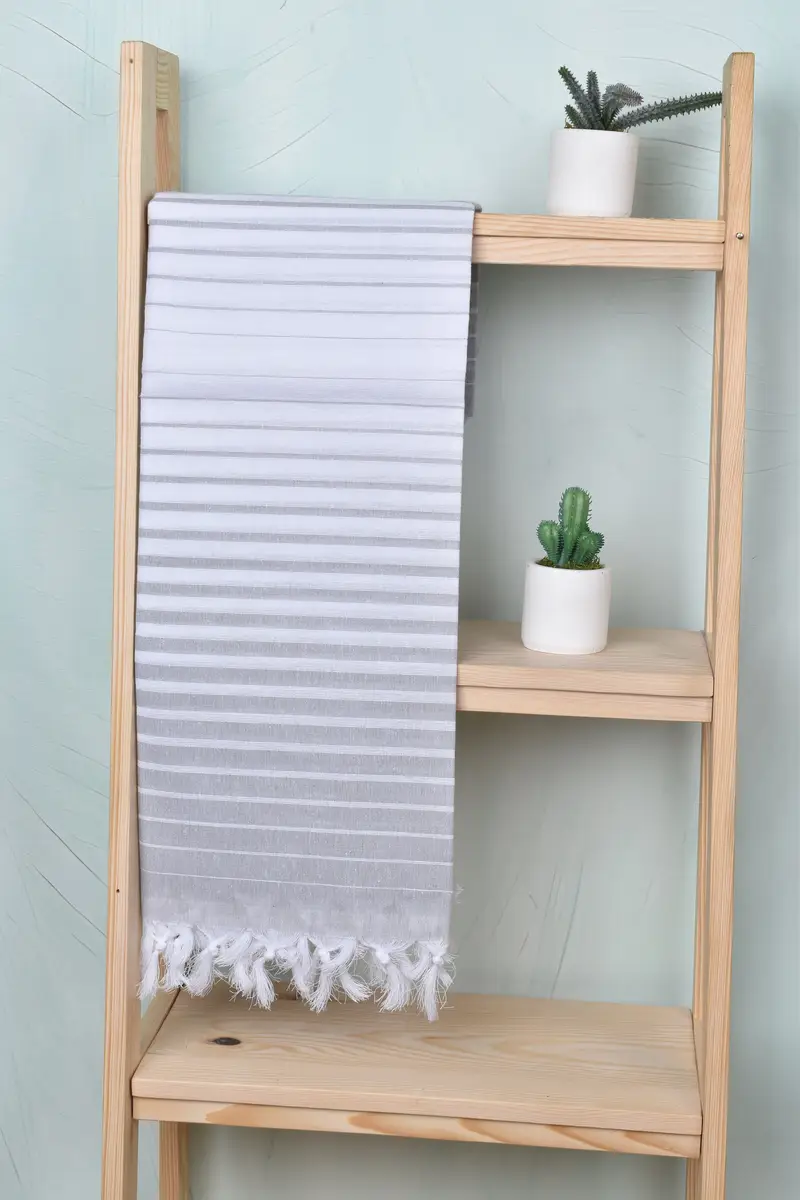 Absorbent towel, Embroidered Turkish Towel, Beach towel, Wedding Gifts Towel, 70x40 Cotton Striped Towel, Home Gift, Turkish Beach Towel Bulk - 8