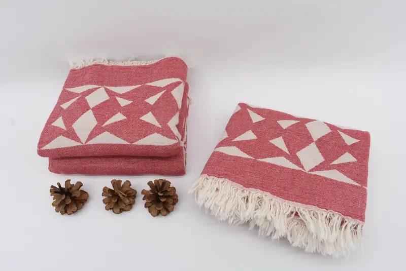 Bachelorette Party Favors, Quick-dry peshtemal, 68x36 Cotton Compass Rose Design Towel, Lightweight Turkish towel, Hammam Towel USA, Valentines Gift - 7