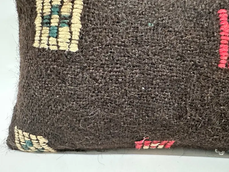 Vintage Kilim Pillow, Gift Pillow, 12x36 Pink Cushion Cover, Pillow Cover, Boho Pillow, Turkish Rugs Cushion, Rustic Pillow Cover - 4