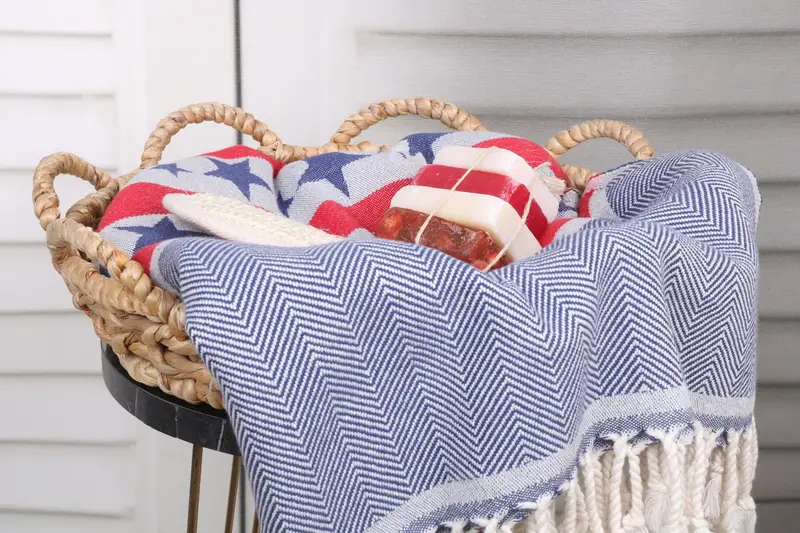 68x36 Cotton Striped Towel, Turkish Bath Towel USA, Wedding Shower Gift, Unique Wedding Gift, Custom Gift, Monogrammed Beach Towel, Beach Towel Bulk - 3