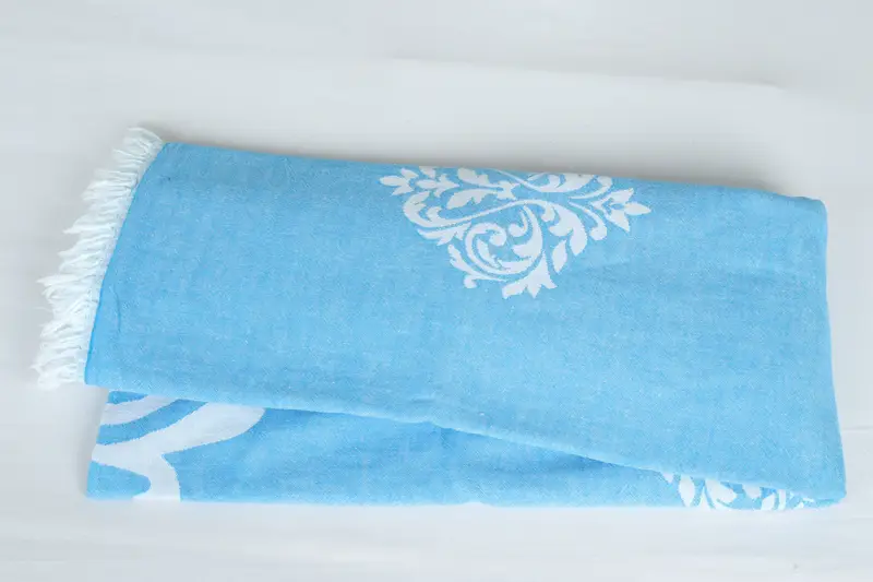 Custom Blanket, Customized Turkish Blanket, 70x60 Cotton Baroque Towel, Home Decor Gifts, Shower Curtain, Custom Wedding Gifts, Bridal Shower Gift - 6