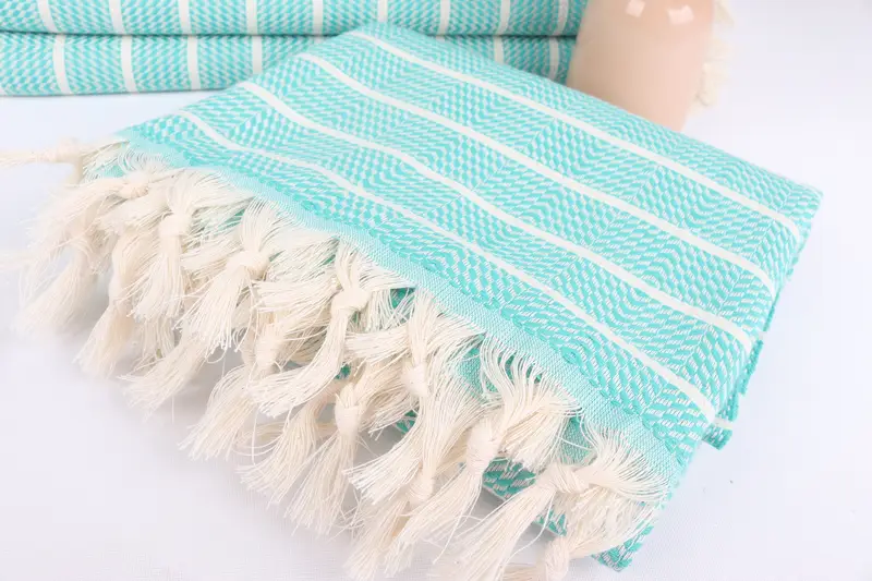 Guest Towel, Home Decor Gifts, 70x40 Cotton Striped Towel, Custom Gifts, Hammam towel, Gift For Him, Wedding Towel, Turkish Beach Towel Personalized - 5