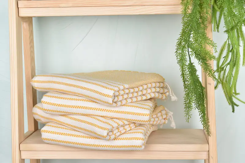 Organic Towel, Welcome Wedding Gift, 76x40 Cotton Striped Towel, Personalized Turkish Towel, Family Gift Basket, Wedding Favors, Quick-dry towel - 7