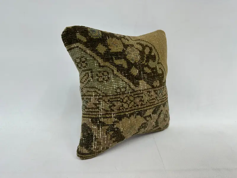 12x12 Inch Southwestern Embroidered Pillow, Handmade Cotton Throw - 3