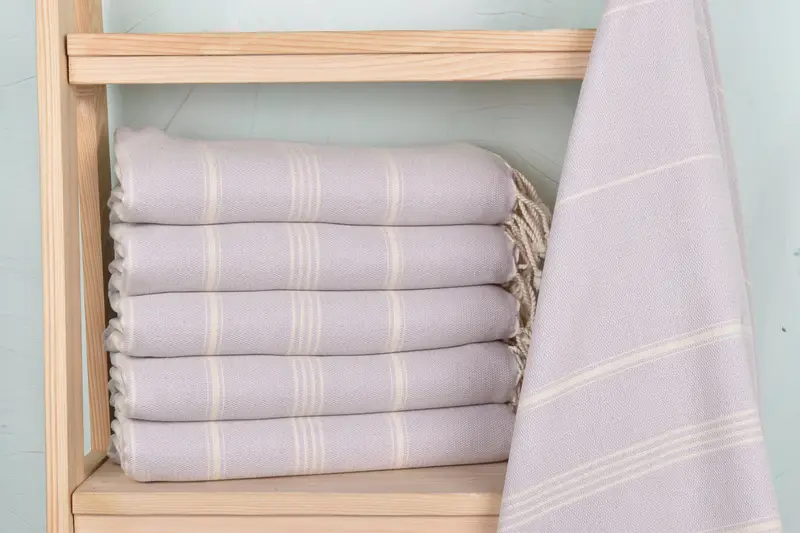Oversized Beach Towel, Monogram Beach Towel, 70x40 Cotton Striped Towel, Absorbent Turkish towel, Bridesmaid Gifts Personalized, Lightweight towel - 2
