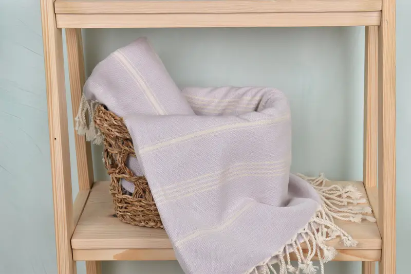 Oversized Beach Towel, Monogram Beach Towel, 70x40 Cotton Striped Towel, Absorbent Turkish towel, Bridesmaid Gifts Personalized, Lightweight towel - 4