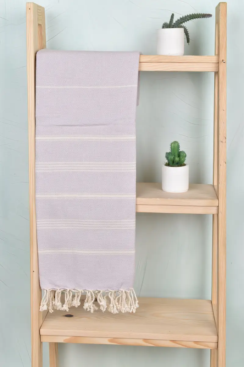 Oversized Beach Towel, Monogram Beach Towel, 70x40 Cotton Striped Towel, Absorbent Turkish towel, Bridesmaid Gifts Personalized, Lightweight towel - 8