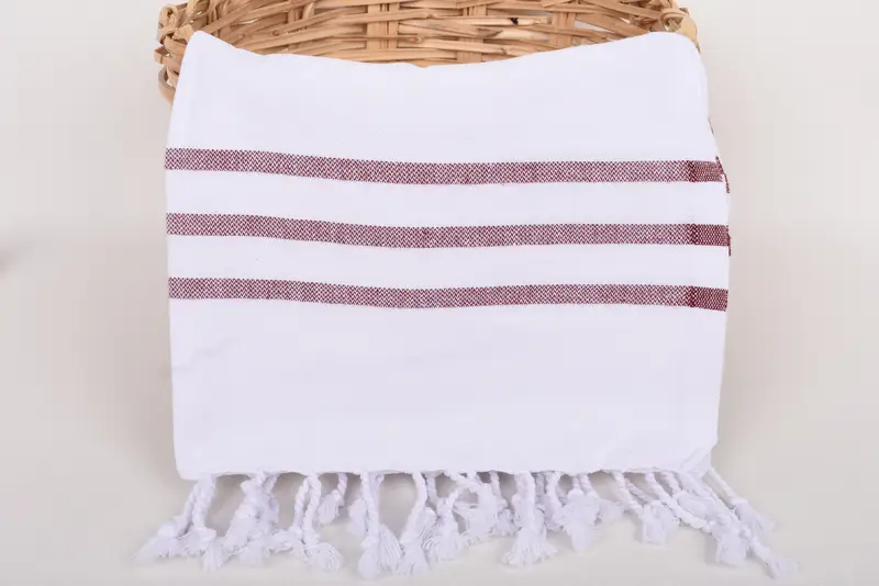 Turkish Hand Towel, Personalized Gift, Custom Hand Towel, Boyfriend Gift, 40x24 Cotton Striped Towel, Valentines Gift, Monogram Turkish Bath Towel - 5