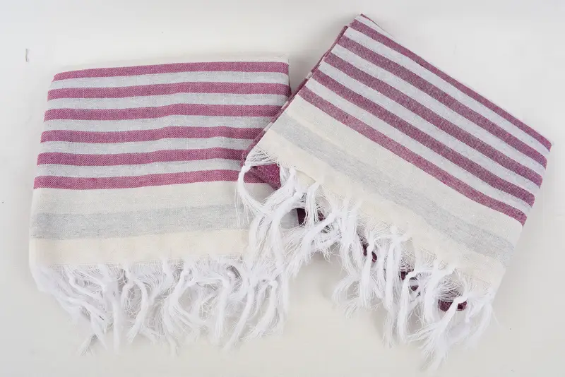 Bridal Shower Favors, 68x40 Cotton Striped Towel, Holiday Towel, Personalized Beach Towel, Turkish Towel Set, Fouta towel, Gift For Best Friend - 6