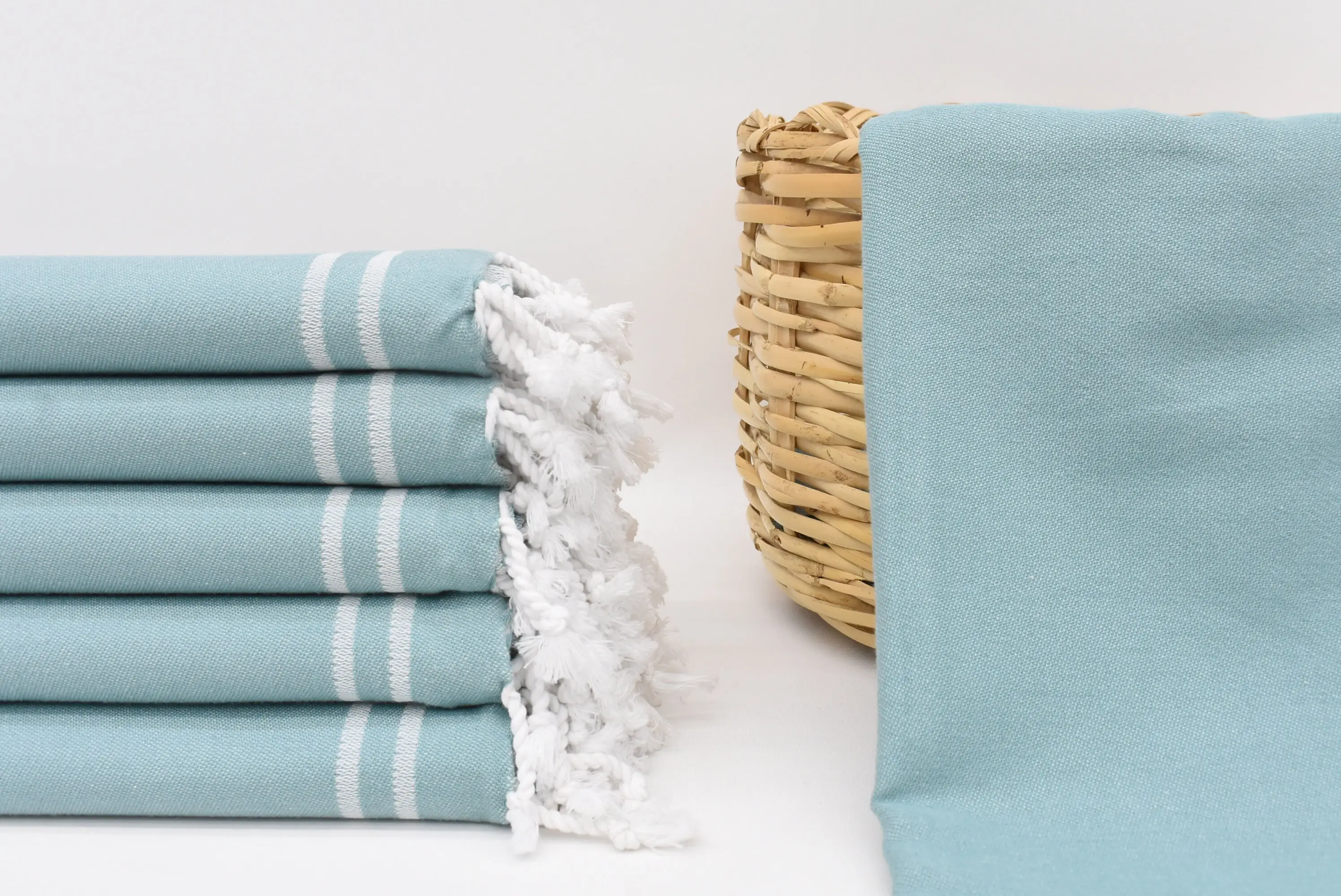 Towel With Name, Turkish Beach Towel, 70x40 Inches, Petrol Green - 1