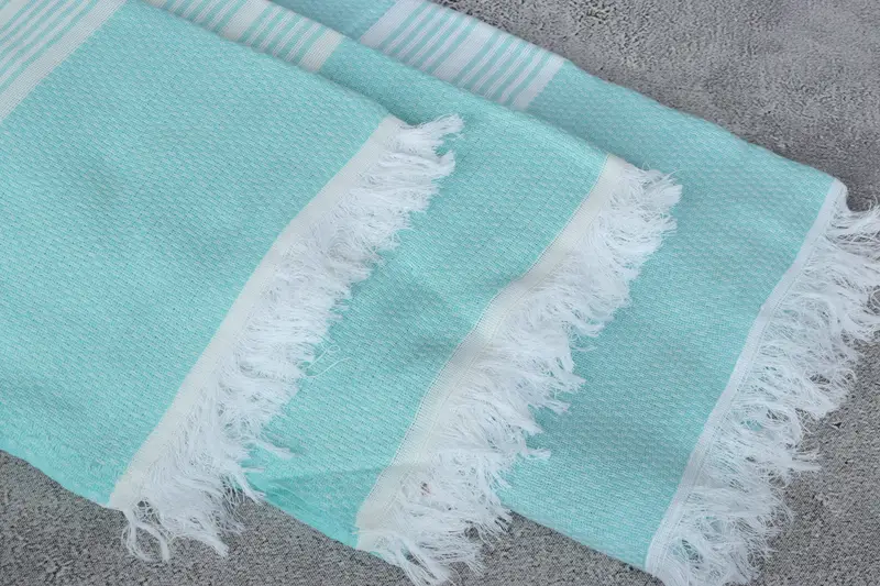 Toalla Peshtemal de secado rápido para un regalo de boda personalizado, toalla a rayas de algodón de 70x40, boda por favor, regalos de decoración del hogar, toalla fouta - 5