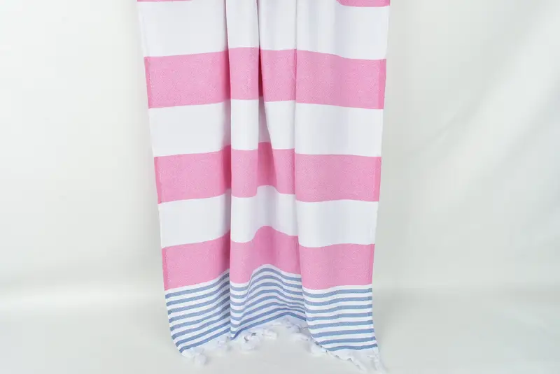 Valentines Day Gift For Him, Best spa Turkish towel for luxury home decor, Hammam towel, Wedding Gift, Beach towel, 68x36 Cotton Striped Terry Towel - 8