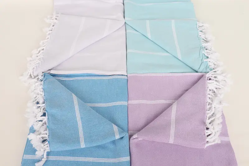 Beach Towel Bulk, Custom Wedding Gift, Anniversary Gift For Her, Bachelorette Party Gifts, 70x40 Cotton Striped Towel, Personalized Wedding Gift - 4