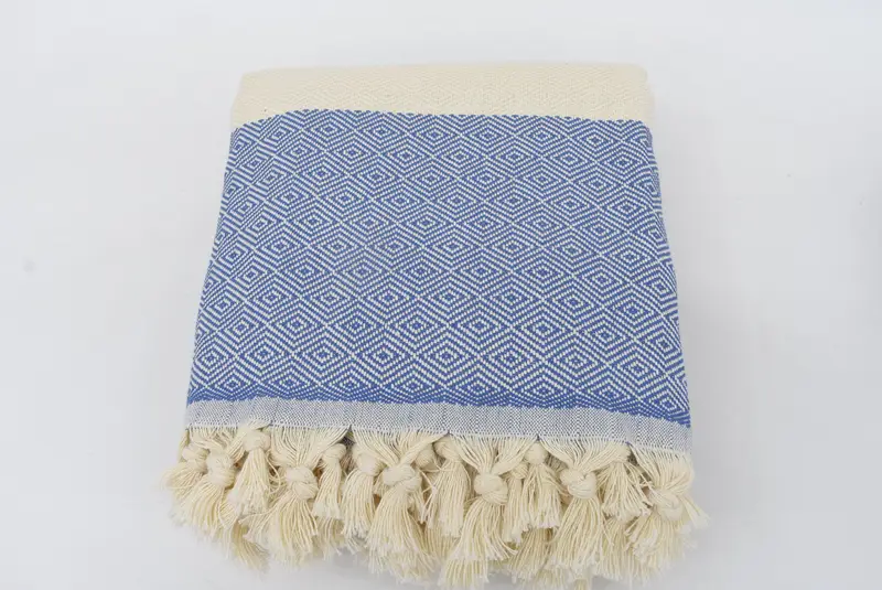 Personalized Blanket, Decorative Blanket, 92x80 Cotton Diamond Towel, Personalized Wedding Gift For Couple, Oversized Beach Towel, Wedding Favors - 4