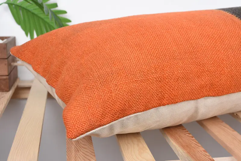 Kilim Cushion Sham, Pillow for Sofa, 16x48 Red Cushion, Cushion Cover, Personalized Gift Pillow Cushion, Vintage Pillow Cover, Kilim Pillow - 6