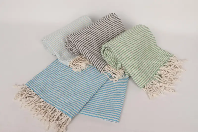 Beach Theme Wedding Gift, Boyfriend Christmas Gift, Handmade Gift, Bachelorette Party Gifts, Handwoven Turkish Towel, Turkish Towel USA - 5
