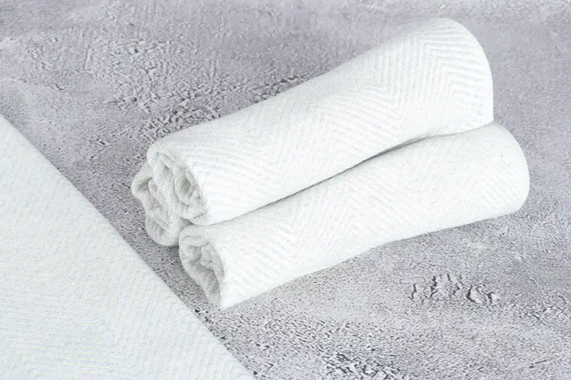 Personalized Hand Towel, Boyfriend Christmas Gift, Custom Name Towel, Turkish Towel Hand Towel, 40x20 Cotton Herringbone Towel, Personalized Gift - 8