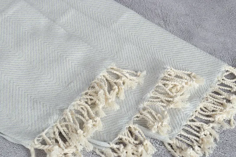 Personalized Hand Towel, Boyfriend Christmas Gift, Custom Name Towel, Turkish Towel Hand Towel, 40x20 Cotton Herringbone Towel, Personalized Gift - 5