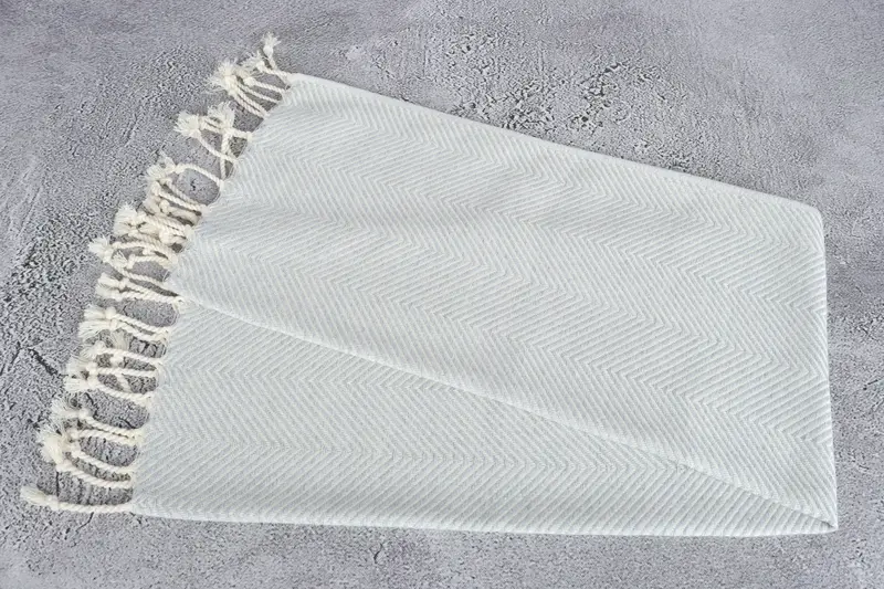 Personalized Hand Towel, Boyfriend Christmas Gift, Custom Name Towel, Turkish Towel Hand Towel, 40x20 Cotton Herringbone Towel, Personalized Gift - 6