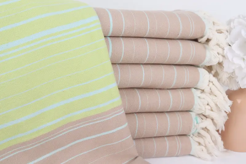 70x40 Cotton Striped Towel, Bachelorette Party Gifts, Absorbent Turkish towel, Gift For Coworker, Personalized Towel Gift, Best Beach Towel - 1