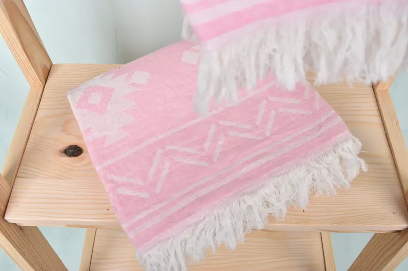 Bachelorette Party Favors, 74x40 Cotton Geometric Towel, Quick-Dry Beach Towel, Bridal Shower Favors, Wedding Gift For Bride, Decorative Towel - 6