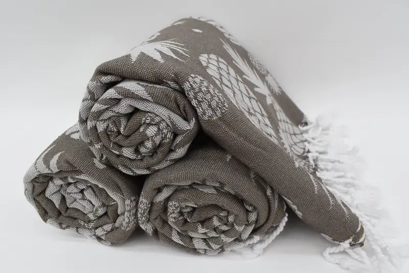 Large Turkish Towel, Personalized Gifts, Turkish Towel Beach Towel, 70x36 Cotton Pineapple Design Towel, Personalized Gift For Her, Gifts For Him - 8