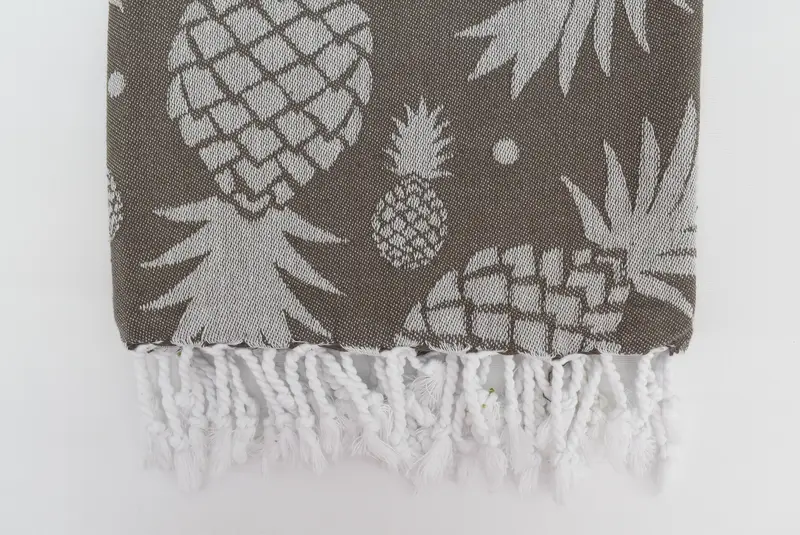 Large Turkish Towel, Personalized Gifts, Turkish Towel Beach Towel, 70x36 Cotton Pineapple Design Towel, Personalized Gift For Her, Gifts For Him - 5