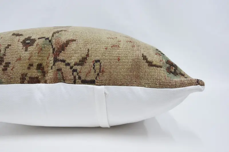 28x28 Brown Pillow Cover, Pillow Sham, Vintage Kilim Pillow, Pillow for Couch, Ethnical Kilim Rug Pillow, Anatolian Cushion Case - 5
