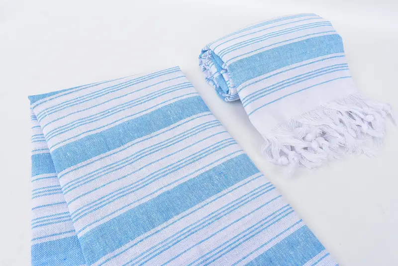 Monogram Towels, Monogram Beach Towel, Bathroom Towel, Turkish hand towel, Peshtemal Towel, 68x32 Cotton Striped Towel, Gift For The Home Decor - 7