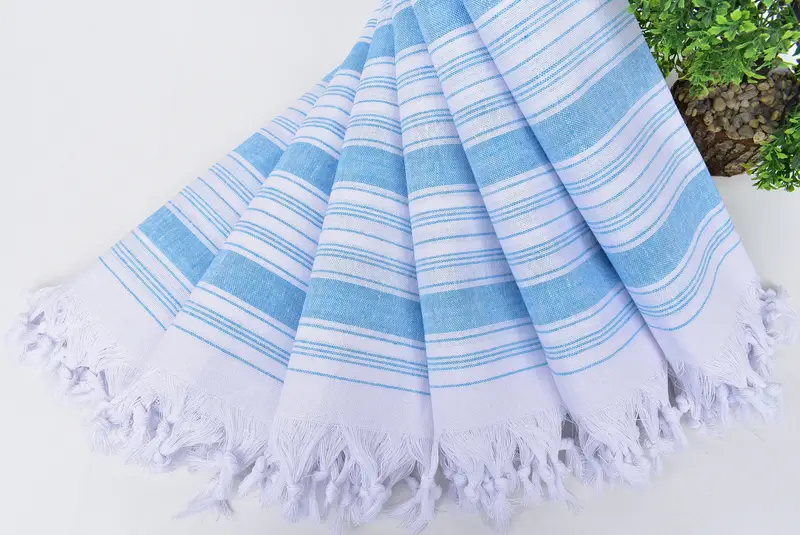 Monogram Towels, Monogram Beach Towel, Bathroom Towel, Turkish hand towel, Peshtemal Towel, 68x32 Cotton Striped Towel, Gift For The Home Decor - 4