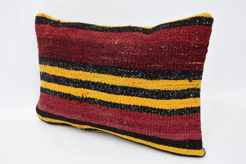 16x24 Red Pillow Case, Kilim Cushion Sham, Pillow for Couch, Cushion Cover, Turkish Pillow, Floor Cushion Case, Bright Cushion - 4