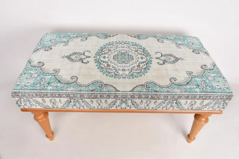 キリム柄モジュール式ソファセット オットマン