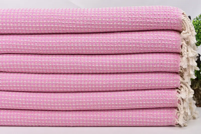 Monogrammed Hand Towel, Turkish Towel Hand Towel, Bathroom Towels, Bachelorette Towel, Personalized Gift For Him, 44x22 Cotton Waffle Towel - 3
