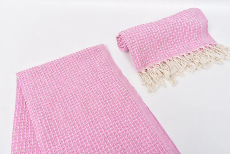Monogrammed Hand Towel, Turkish Towel Hand Towel, Bathroom Towels, Bachelorette Towel, Personalized Gift For Him, 44x22 Cotton Waffle Towel - 7