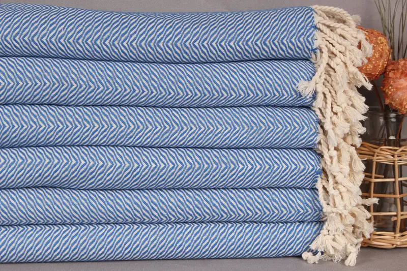 70x40 Cotton Chevron Towel, Bachelor Party Gifts, Absorbent Turkish towel, Handmade Gift, Eco-Friendly Turkish Towel, Cotton towel, Gym Towel - 2