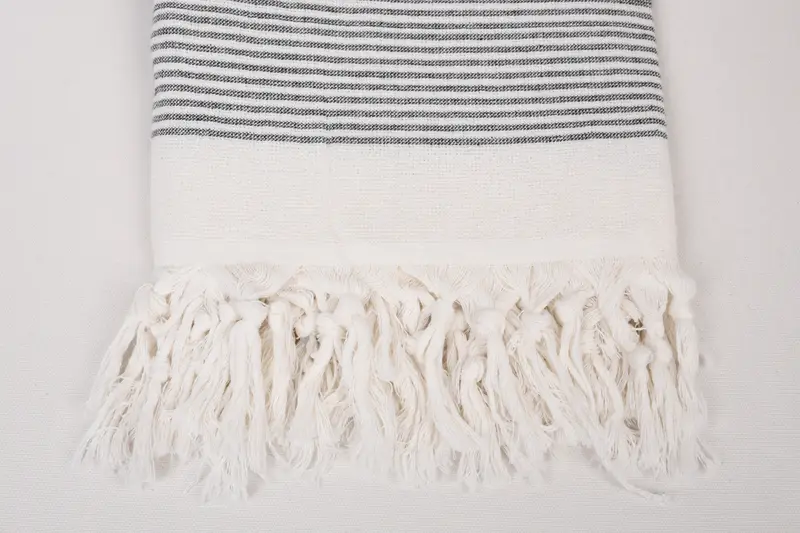Gift For Mom, Quick-dry towel, Custom Wedding Gift, Bridesmaid Towel, 68x40 Cotton Striped Terry Towel, Personalized Gifts, Handmade Turkish Towel - 3