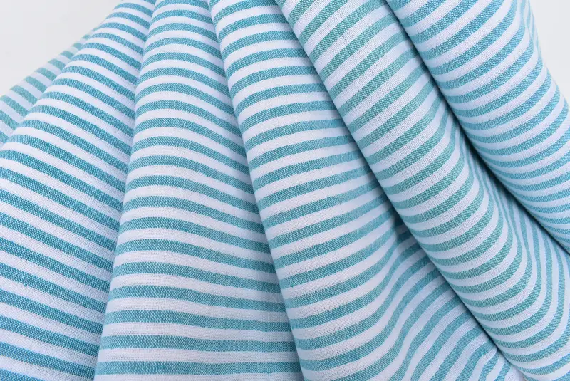 Organic cotton Turkish peshtemal towel, Lightweight Turkish towel, Bridal Shower Favors, Birthday Gift, 68x36 Cotton Striped Towel, Bath towel - 5