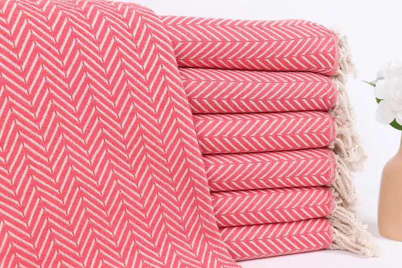 70x40 Cotton Zig zag Towel, Mother Of The Groom Gift, Bachelorette Party Decorations, Bachelor Party Favors, Travel towel, Turkish bath towel - 1